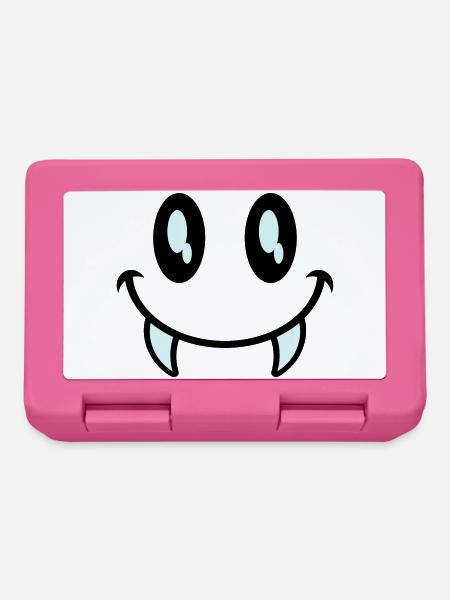 kleines monster smiley - Brotdose - Pink