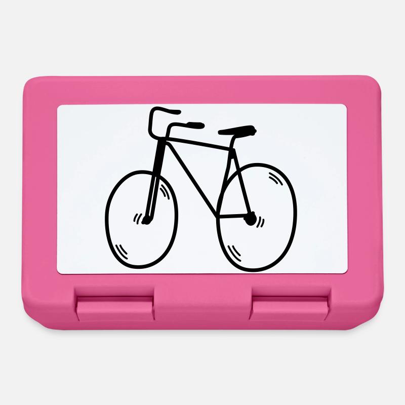 Radfahrer - Brotdose - Pink