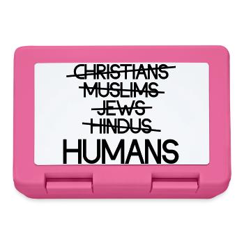 humans - Lunchbox - pink - Front