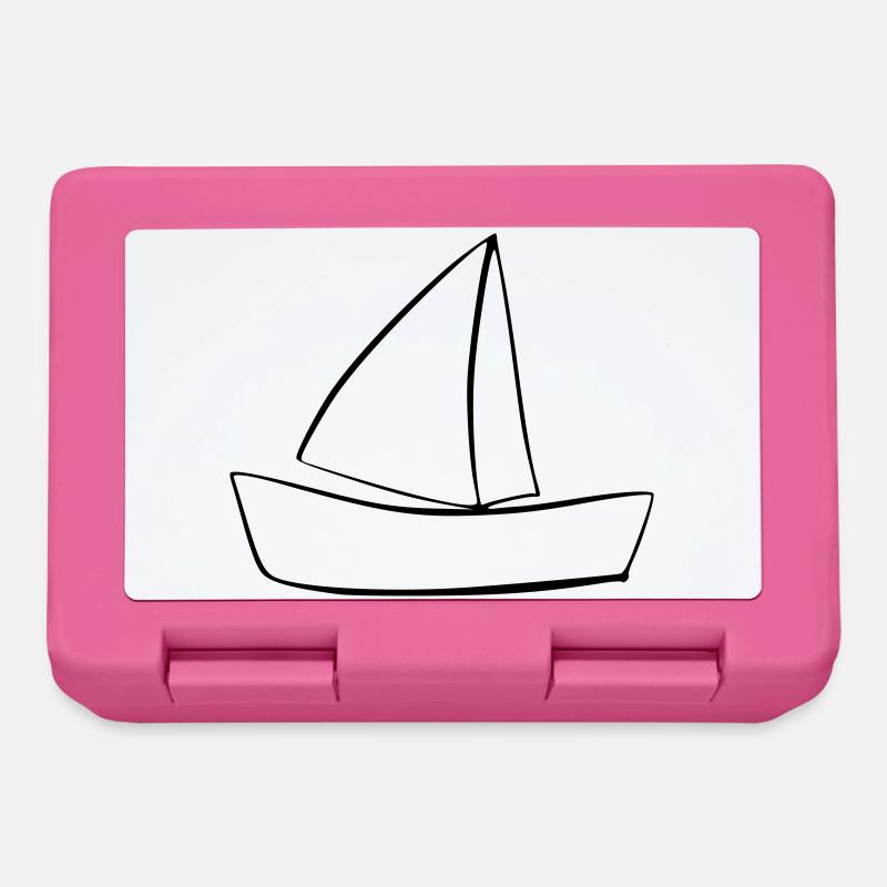 boat - Lunchbox - pink