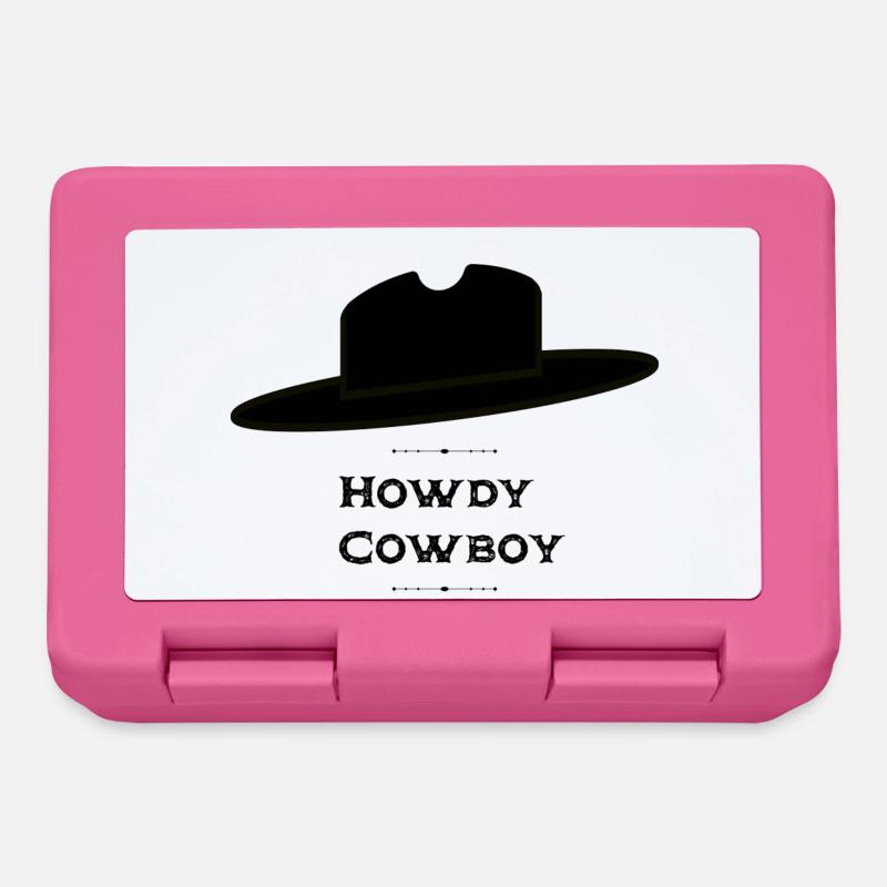 Howdy Cowboy - Boîte à goûter - rose