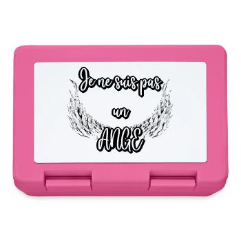 I'm Not an Angel — White Wings - Lunchbox - pink - Front
