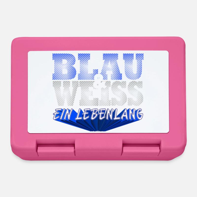 Blau Weiss ein Leben Lang - Brotdose - Pink