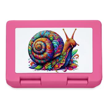 Snail - Lunchbox - pink - Front