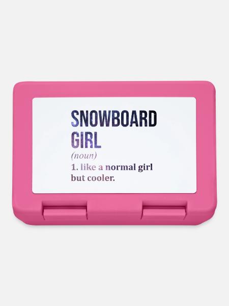Snowboard Snowboard Snowboard - Brotdose - Pink