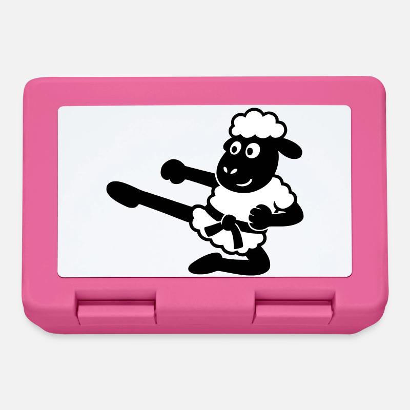 Karate Sheep - Lunchbox - pink