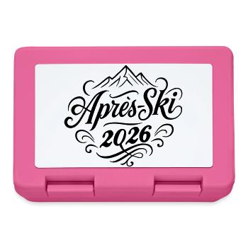 Apres Ski 2026 - Brotdose - Pink - Vorne
