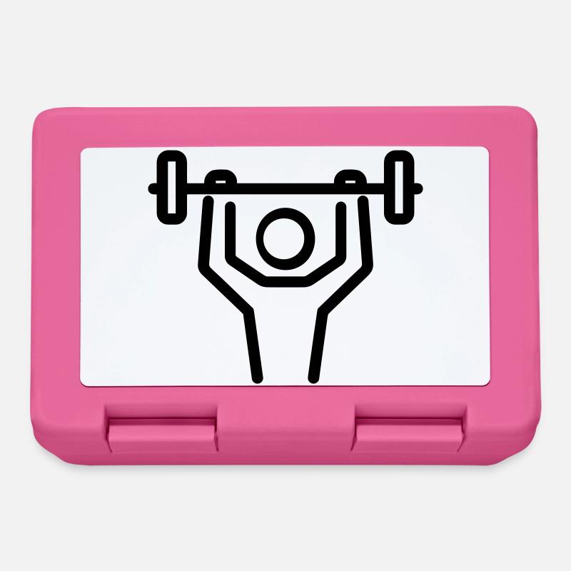 musculation - Boîte à goûter - rose