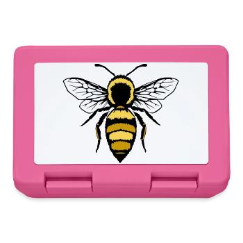 Bee Bees T-shirt Beekeeper Gift - Lunchbox - pink - Front