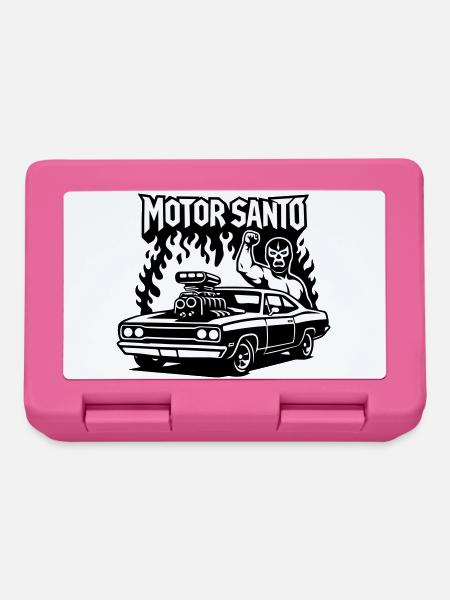 Motor Santo Feuerhotrod - Brotdose - Pink