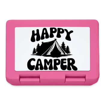 Campeur - Boîte à goûter - rose - Devant