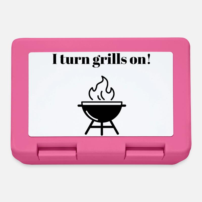 J’allume les grills - Boîte à goûter - rose