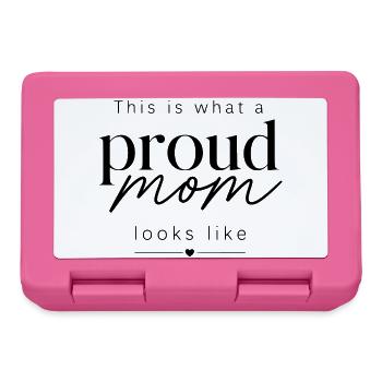 Proud mom - Lunchbox - pink - Front