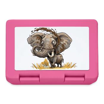MatschElefant Safari - Brotdose - Pink - Vorne