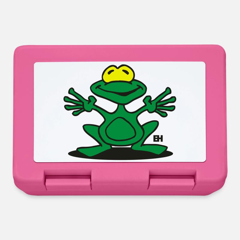 Frosch - Brotdose - Pink