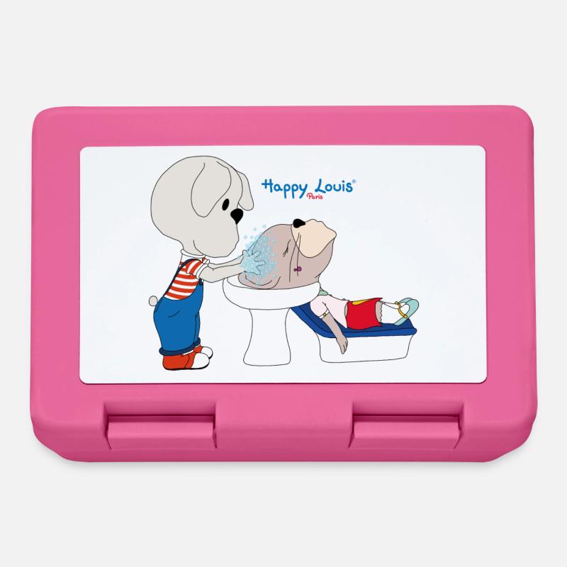 Happy Louis - SHAMPOING - Boîte à goûter - rose