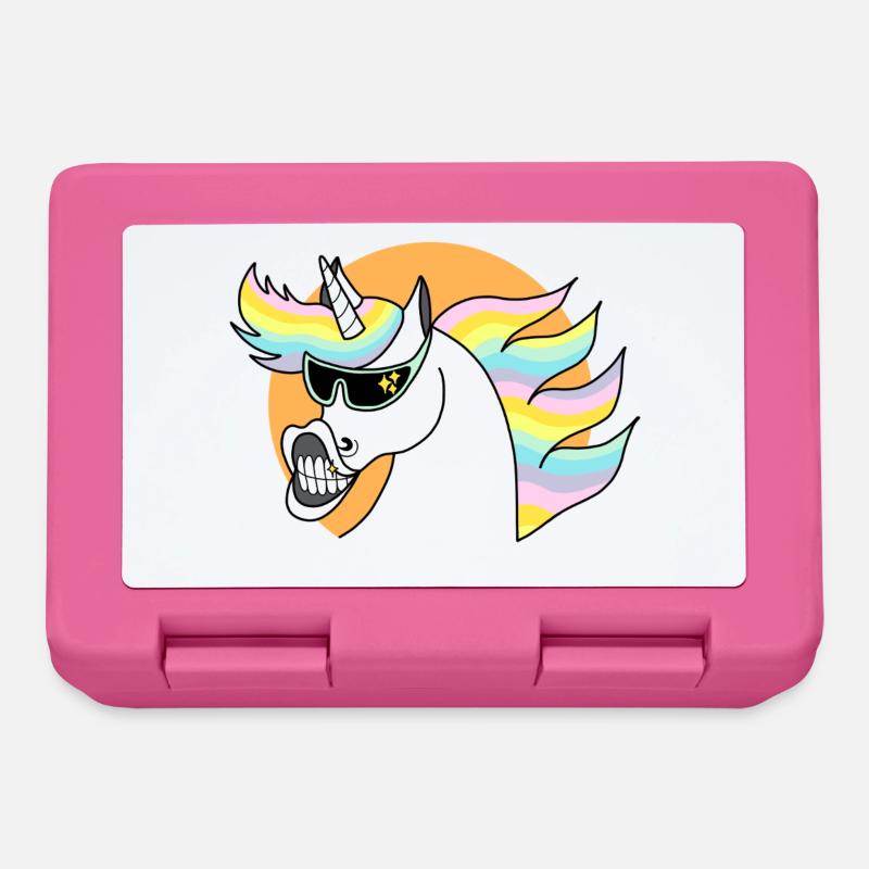 Cool Unicorn - Brotdose - Pink