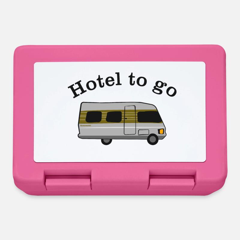 Hôtel pour aller - Boîte à goûter - rose