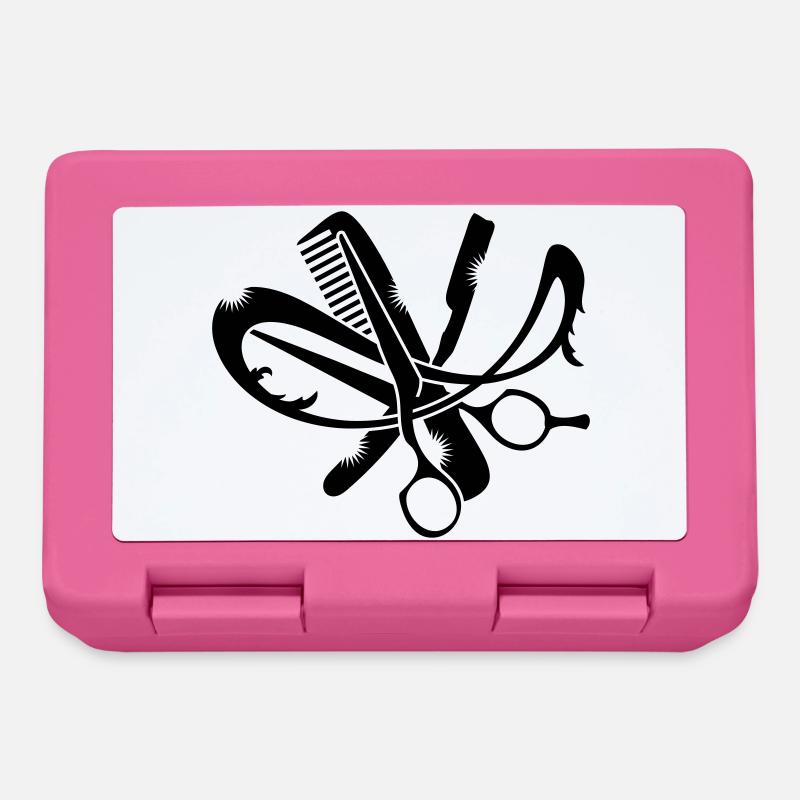 Ein Friseur Logo - Brotdose - Pink