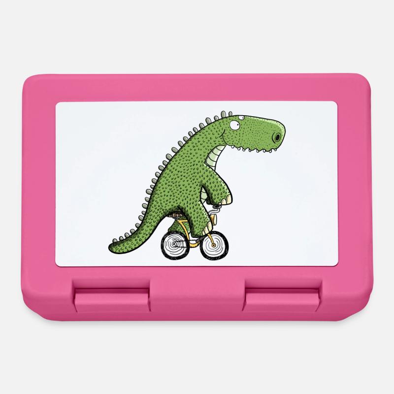 Cool cycliste dinosaure I vélo T Rex Dino - Boîte à goûter - rose