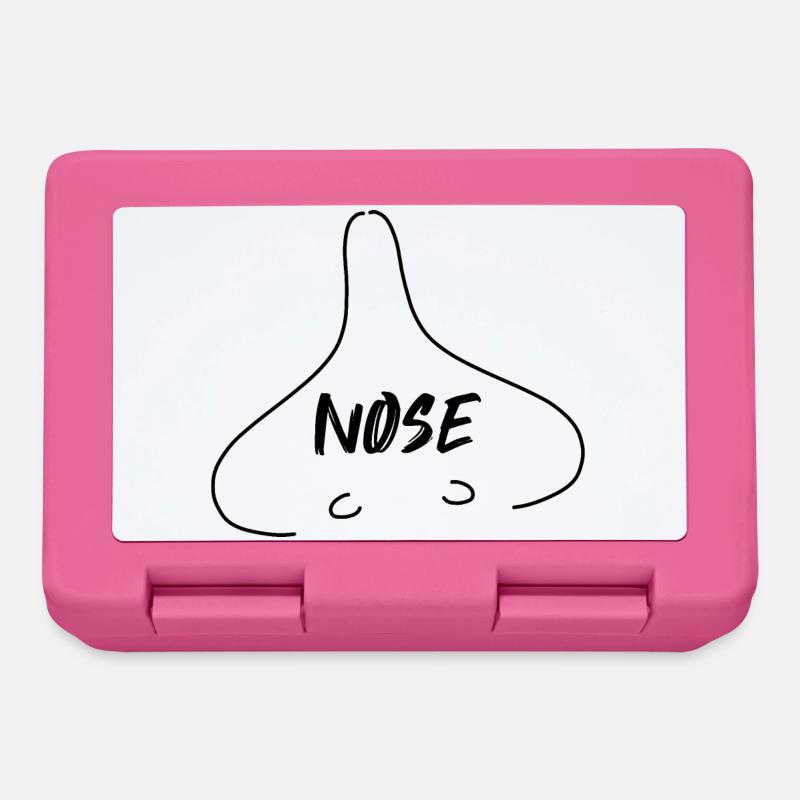 NEZ, le nez - Boîte à goûter - rose