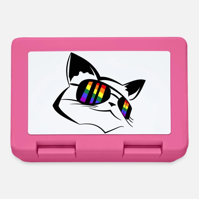 Pride Katze LGBT - Brotdose - Pink