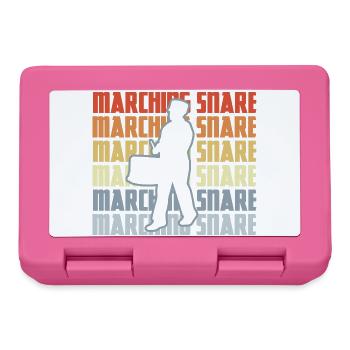 Vintage marching drum - Lunchbox - pink - Front