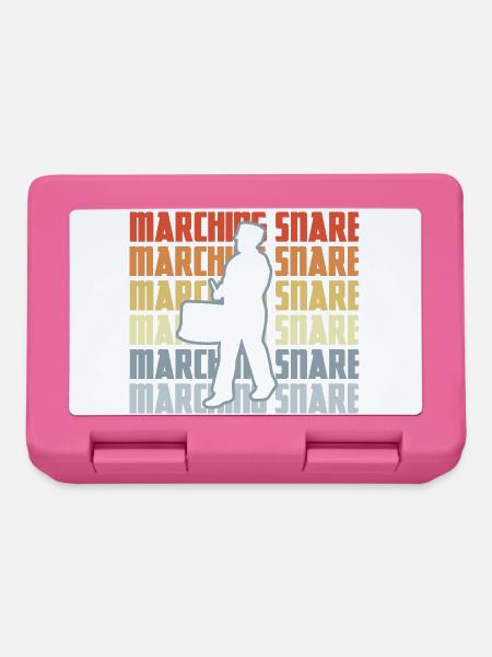 Vintage Marschtrommel - Brotdose - Pink