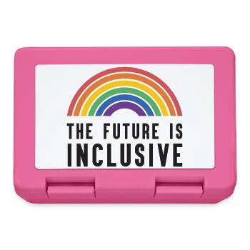 Pride Month LGBT - Die Zukunft ist inklusiv - Brotdose - Pink - Vorne