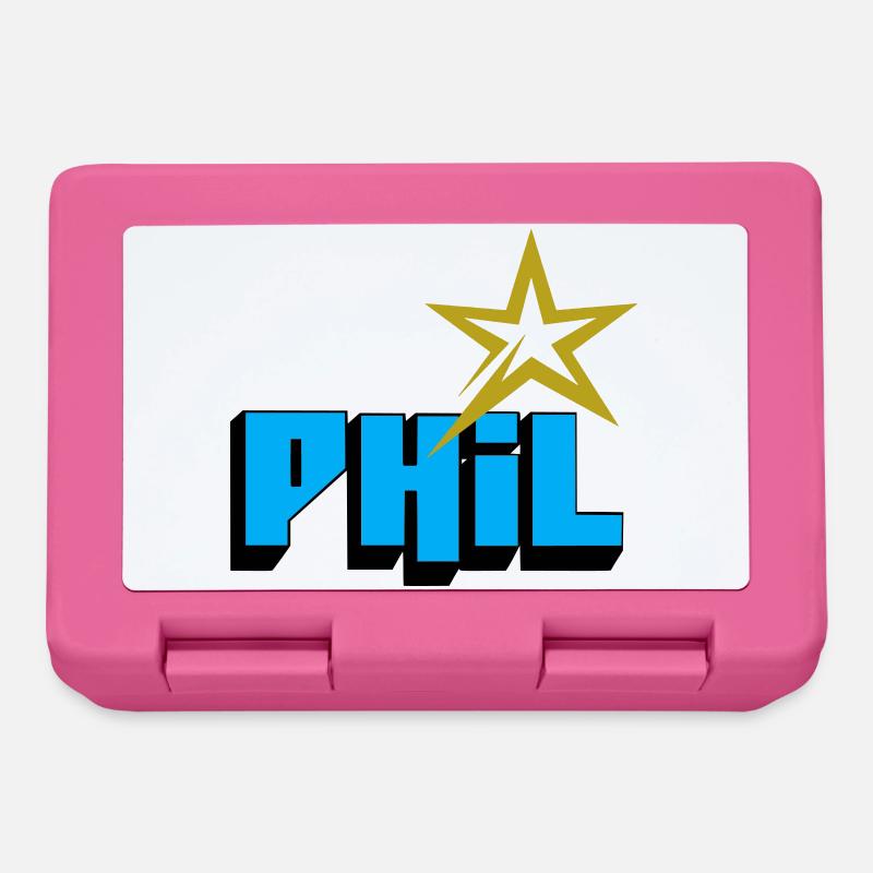 Phil - Boîte à goûter - rose