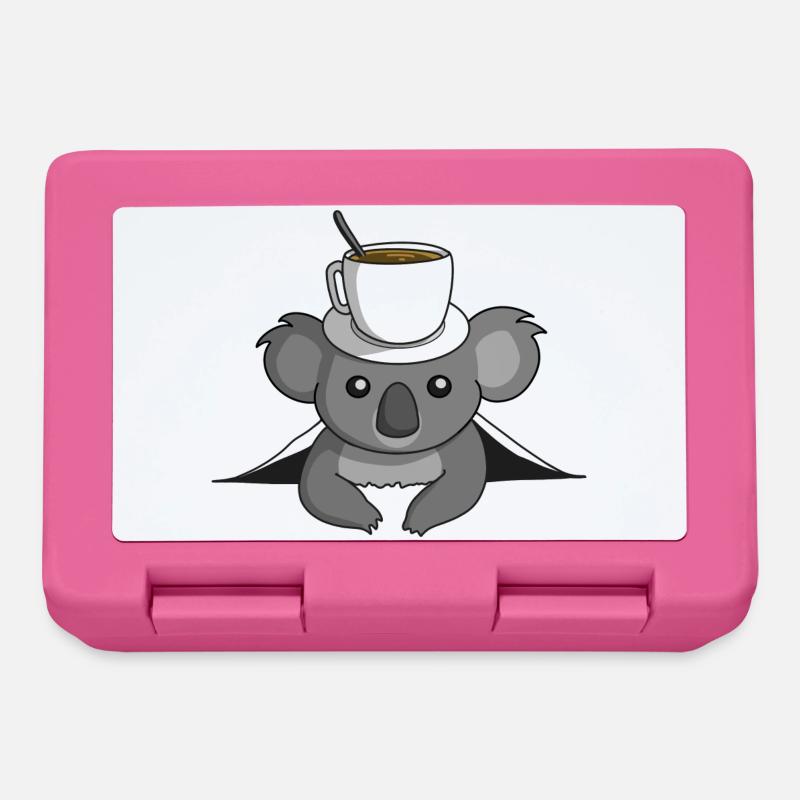 Kaffee Koala - Brotdose - Pink
