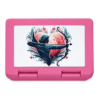 Mythical Heart Archer Illustration - Lunchbox - pink - Front