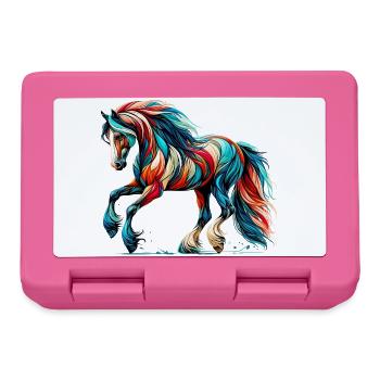 Horse - Lunchbox - pink - Front