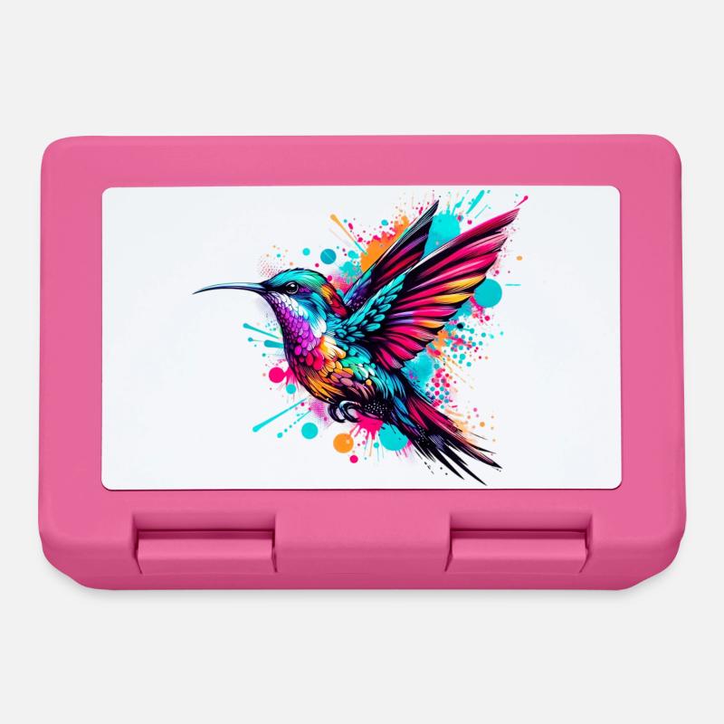 Colibri - Boîte à goûter - rose
