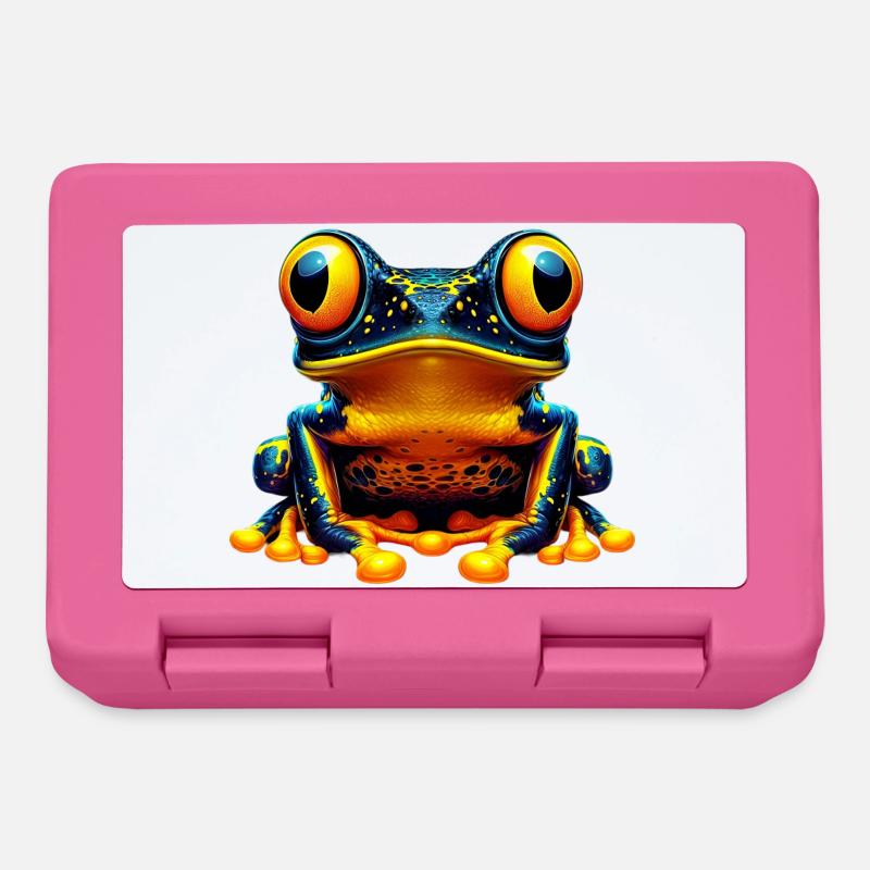 Frosch - Brotdose - Pink