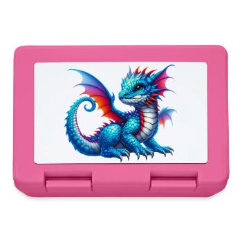 Drache - Brotdose - Pink - Vorne