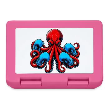Octopus - Lunchbox - pink - Front