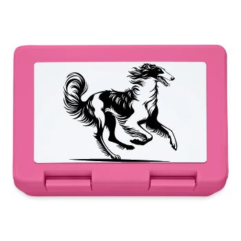 Borzoi - Lunchbox - pink - Front