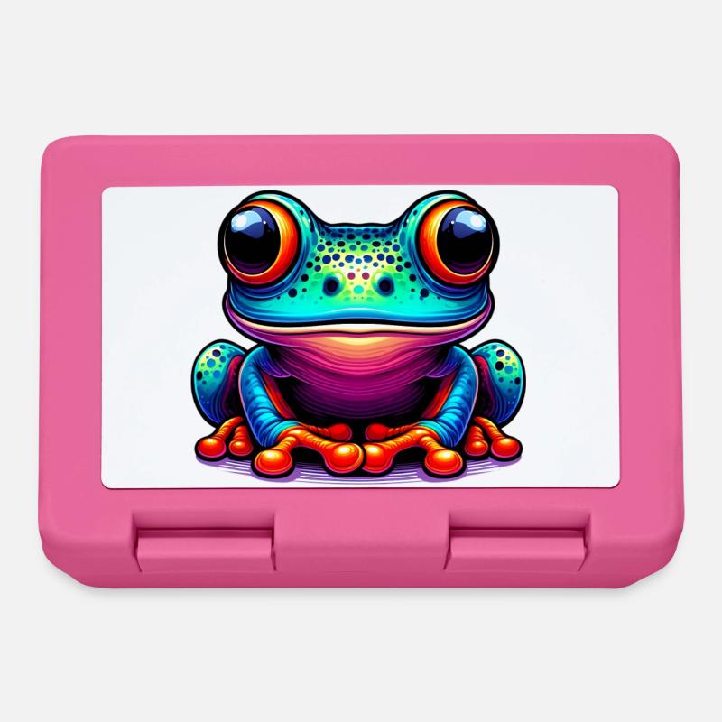 Frog - Lunchbox - pink