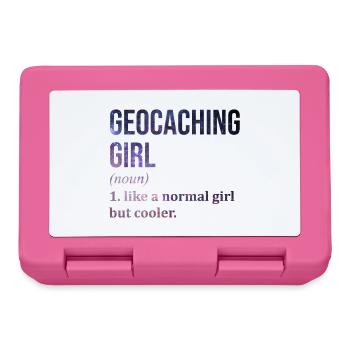 Geocaching - Brotdose - Pink - Vorne
