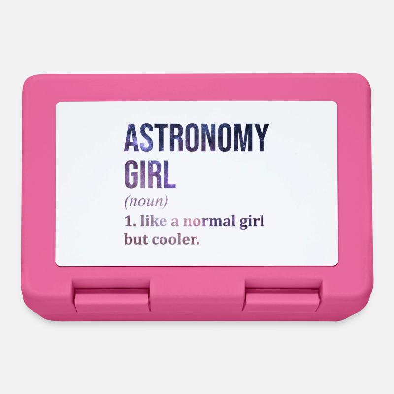 astronomie - Boîte à goûter - rose