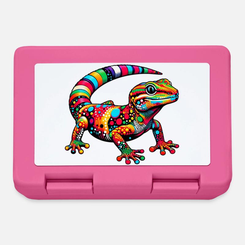 Gecko - Brotdose - Pink