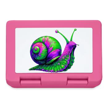 Schnecke - Brotdose - Pink - Vorne