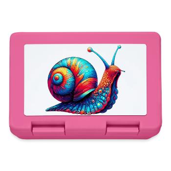 Schnecke - Brotdose - Pink - Vorne
