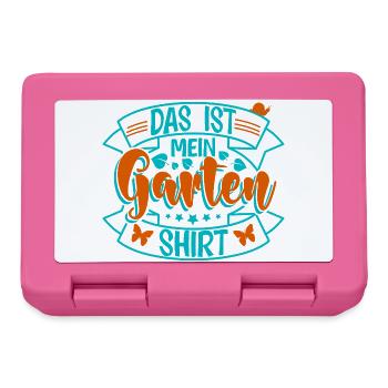 Garten  - Brotdose - Pink - Vorne