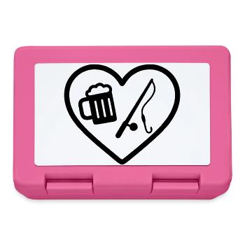 Heart Peach Beer - Brotdose - Pink - Vorne