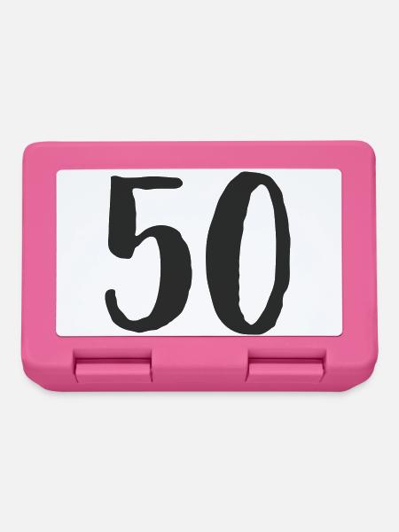 50 Handlettering Schrift - Brotdose - Pink