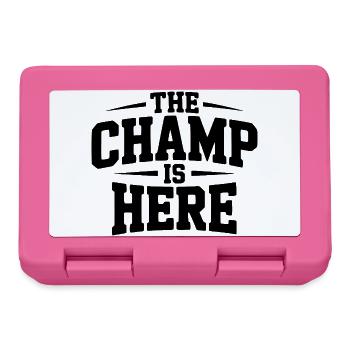 Der Champion ist da - Brotdose - Pink - Vorne
