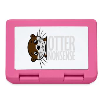 Otter Nonsense Lustig Wortspiel Otter Liebe Spruch - Brotdose - Pink - Vorne