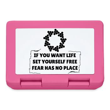 Fear Has No Place - Lunchbox - pink - Front